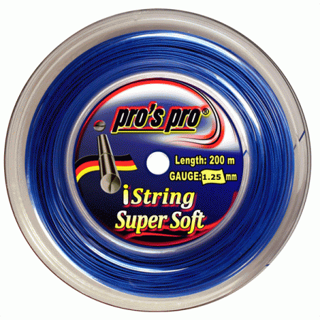 Pro's Pro iString SUPER Soft 200 m Negro